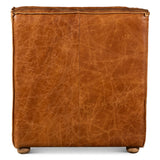 Portofino Loft Three Piece Sectional Sofa in Cocoa Brown Leather from Home Trends & Design - Luna Furniture