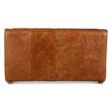 Portofino Loft Three Piece Sectional Sofa in Cocoa Brown Leather from Home Trends & Design - Luna Furniture