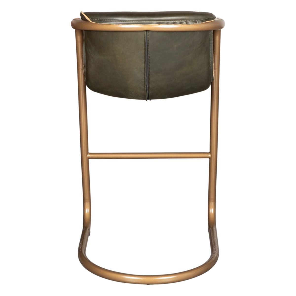 Portofino 22" Bar Chair in Emerald Green Leather, Set of 2 from Home Trends & Design - Luna Furniture