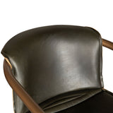 Portofino 22" Bar Chair in Emerald Green Leather, Set of 2 from Home Trends & Design - Luna Furniture