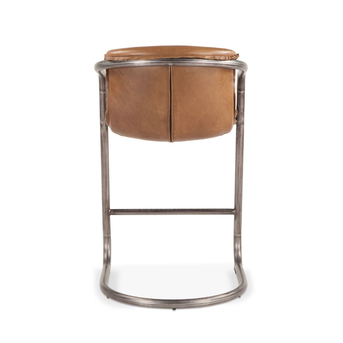 Portofino 22" Counter Chair in Berham Chestnut Top Grain Leather, Set of 2 from Home Trends & Design - Luna Furniture