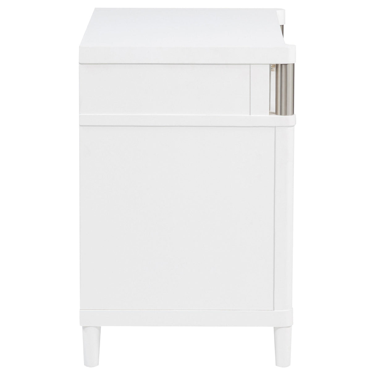 Gracemont White 3-Drawer Bedroom Nightstand Bedside Table from Coaster - Luna Furniture