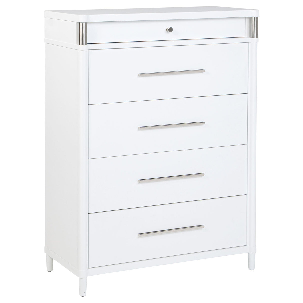 Gracemont White 5-Drawer Bedroom Chest of Drawers from Coaster - Luna Furniture