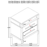 Gracemont White 5-Piece California King Bedroom Set from Coaster - Luna Furniture