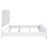 Gracemont Gray and White 57-inch California King Panel Bed from Coaster - Luna Furniture