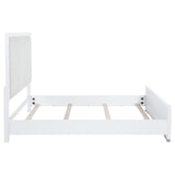 Gracemont Gray and White 57-inch Queen Panel Bed from Coaster - Luna Furniture