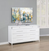 Gracemont White 8-Drawer Bedroom Dresser Cabinet from Coaster - Luna Furniture