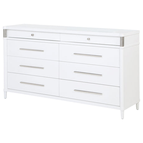 Gracemont White 8-Drawer Bedroom Dresser Cabinet from Coaster - Luna Furniture