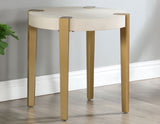 Gracie End Table, White from Steve Silver - Luna Furniture