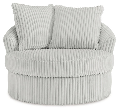 Gramwell Alloy Oversized Swivel Accent Chair from Ashley - Luna Furniture