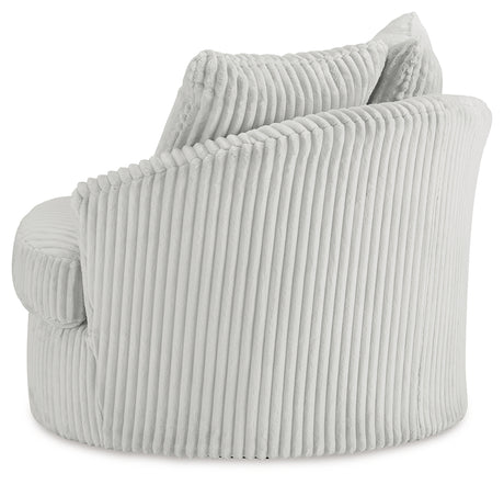 Gramwell Alloy Oversized Swivel Accent Chair from Ashley - Luna Furniture