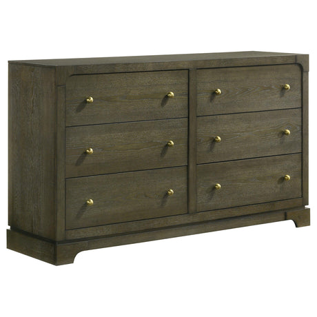 Gran Park Dark Cocoa 4-piece Queen Bedroom Set from Coaster - Luna Furniture