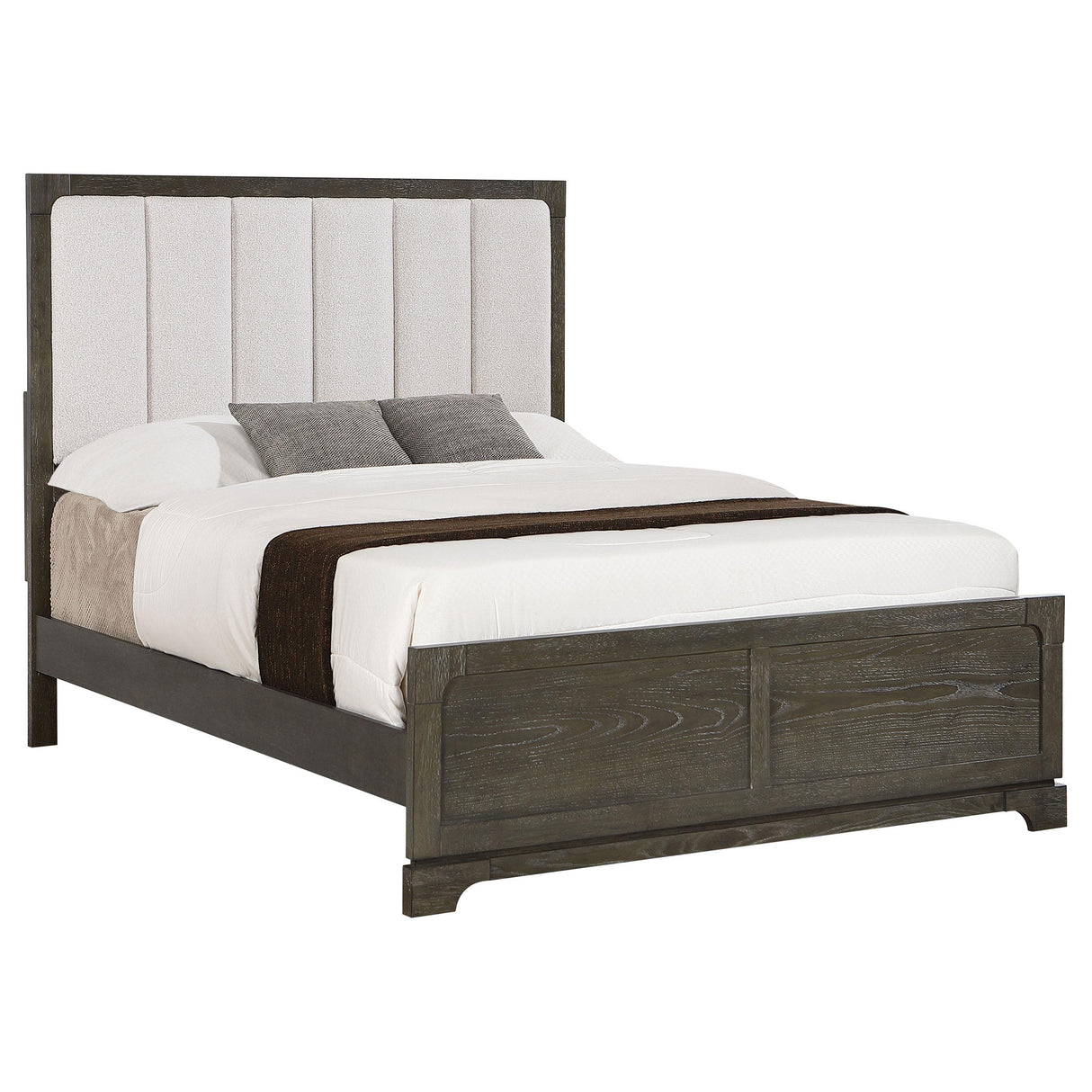 Gran Park Dark Cocoa Queen Panel Bed from Coaster - Luna Furniture