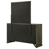 Gran Park Dark Cocoa 6-Drawer Dresser and Mirror from Coaster - Luna Furniture