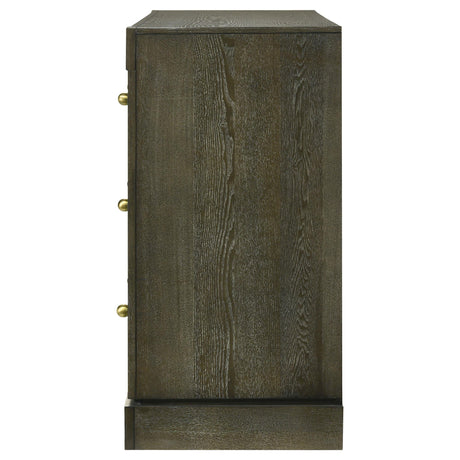 Gran Park Dark Cocoa 6-Drawer Dresser from Coaster - Luna Furniture