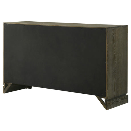 Gran Park Dark Cocoa 6-Drawer Dresser from Coaster - Luna Furniture