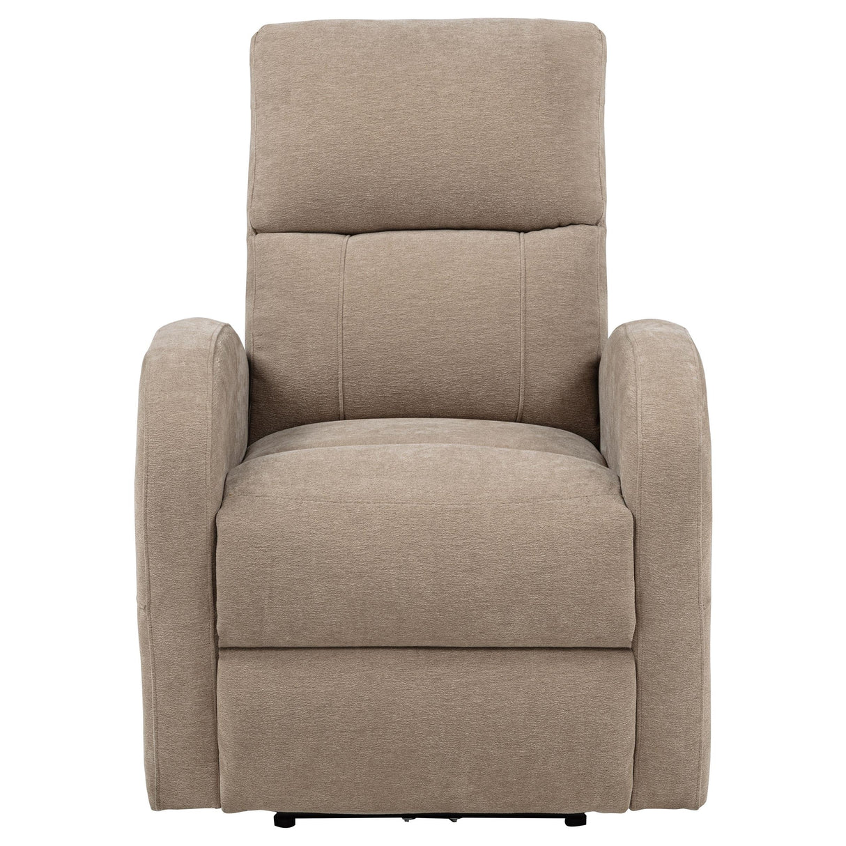Grant Camel Fabric Upholstered Power Recliner Chair from Coaster - Luna Furniture