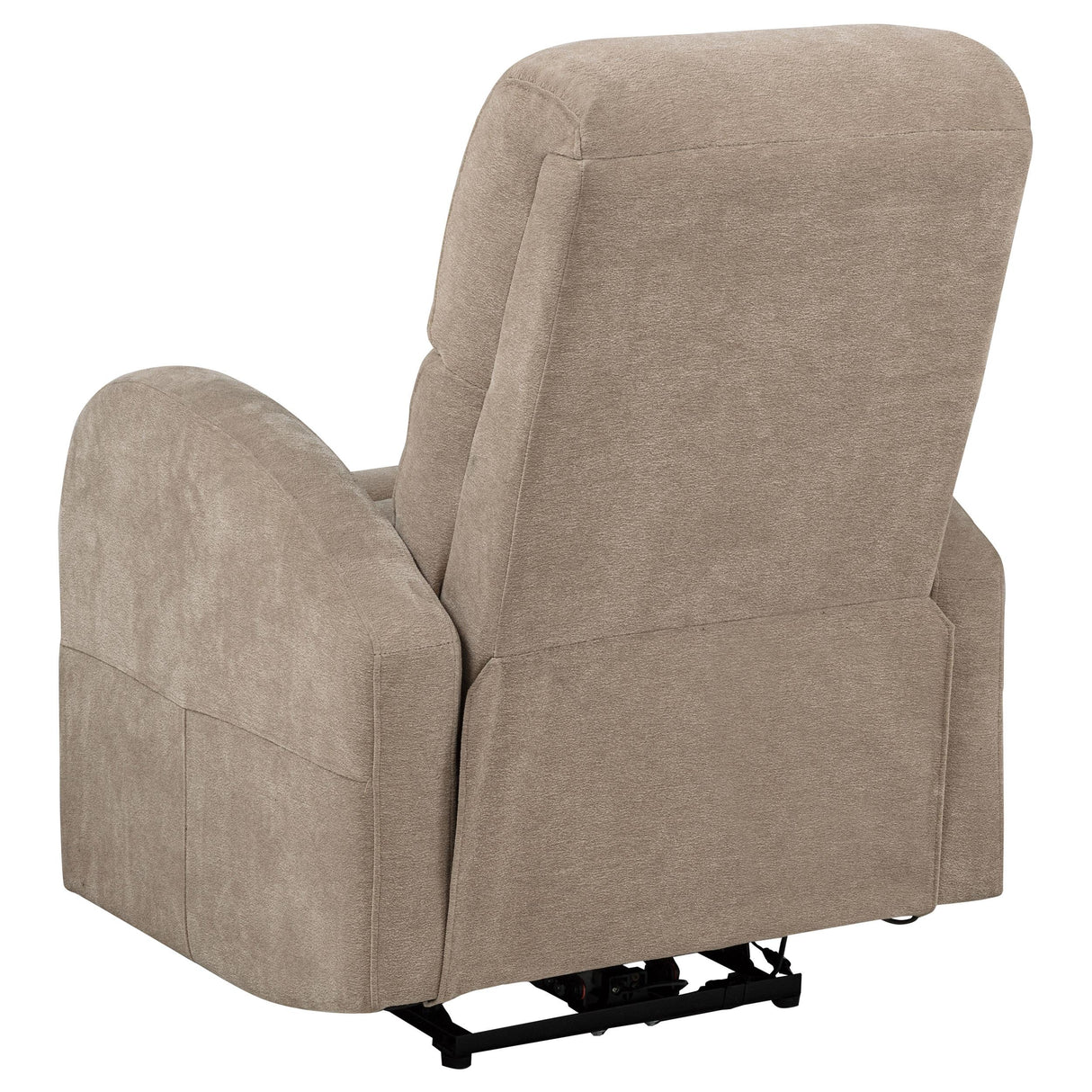 Grant Camel Fabric Upholstered Power Recliner Chair from Coaster - Luna Furniture