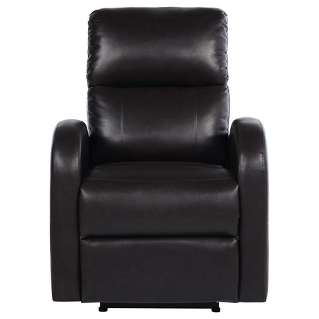 Grant Brown Upholstered Power Recliner Chair from Coaster - Luna Furniture