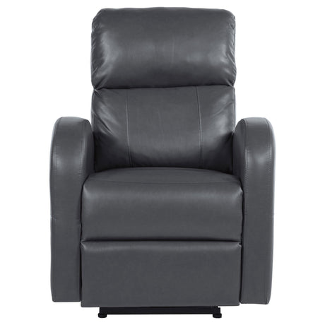 Grant Gray Upholstered Power Recliner Chair from Coaster - Luna Furniture