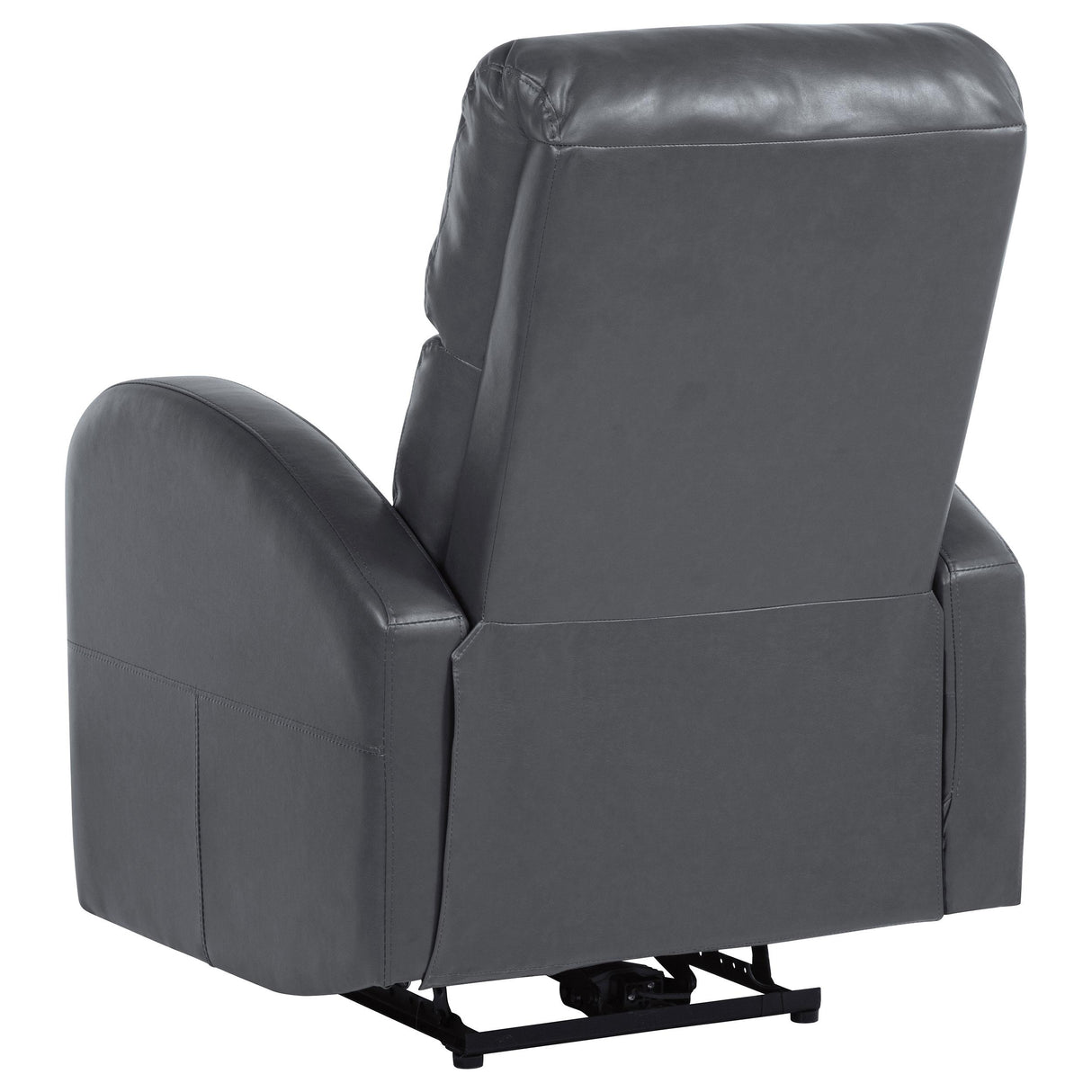 Grant Gray Upholstered Power Recliner Chair from Coaster - Luna Furniture
