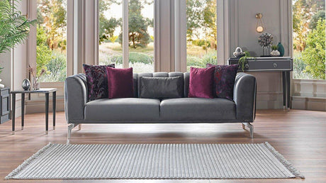 Gravita Deren Anthracite 3-Seat Sleeper Sofa from Bellona - Luna Furniture