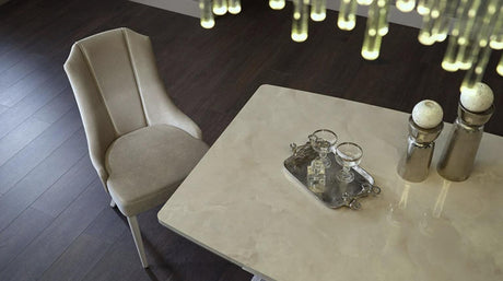 Gravita Ivory Expandable Dining Table from Bellona - Luna Furniture