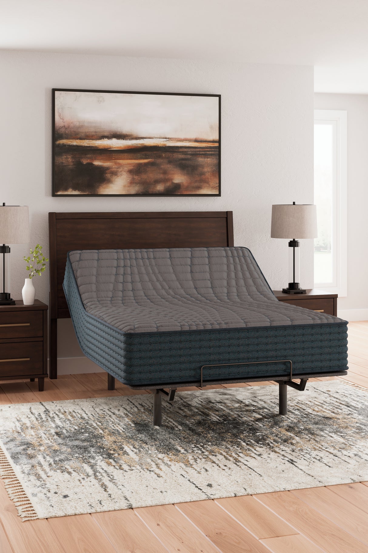 Gray 1200 Hybrid Gray King Mattress from Ashley - Luna Furniture