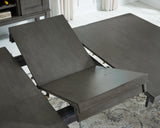 Hallanden Gray Dining Table and 6 Chairs from Ashley Furniture - Luna Furniture