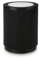 Grayman Black End Table from Ashley - Luna Furniture