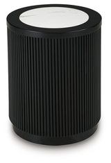 Grayman Black End Table from Ashley - Luna Furniture