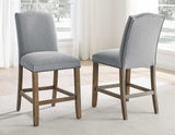 Grayson 6-Piece Marble Top Counter Storage Dining Set from Steve Silver - Luna Furniture