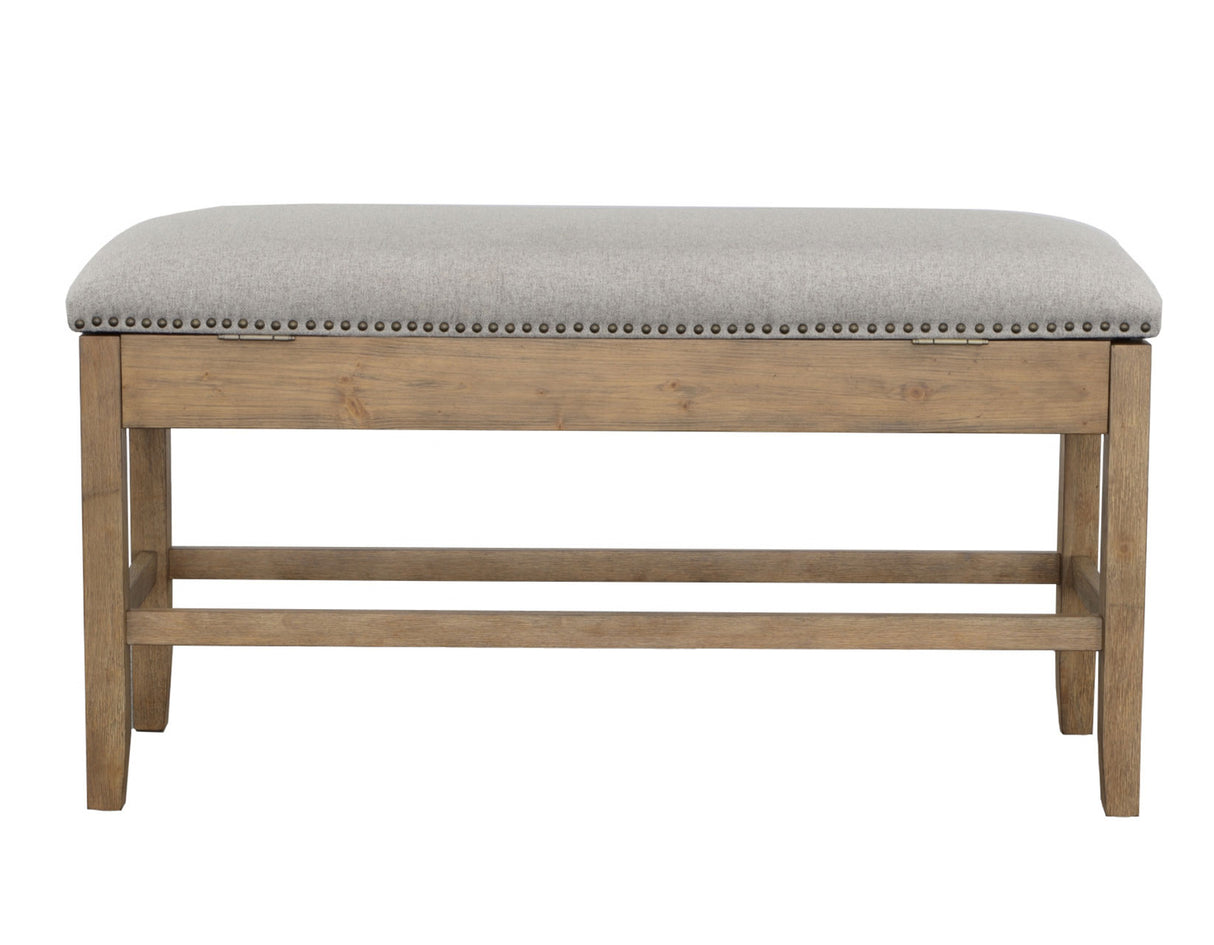 Grayson 6-Piece Marble Top Counter Storage Dining Set from Steve Silver - Luna Furniture