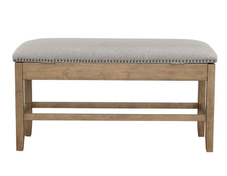 Grayson 6-Piece Marble Top Counter Storage Dining Set from Steve Silver - Luna Furniture