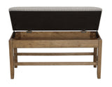 Grayson 6-Piece Marble Top Counter Storage Dining Set from Steve Silver - Luna Furniture