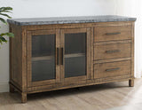 Grayson 6-Piece Marble Top Counter Storage Dining Set from Steve Silver - Luna Furniture