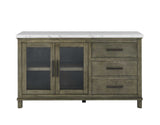 Grayson Server, White Marble Top from Steve Silver - Luna Furniture