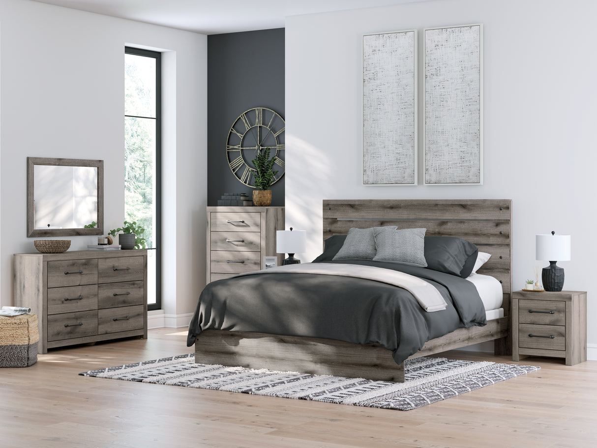 Graystorm Brown Gray Dresser and Mirror from Ashley - Luna Furniture