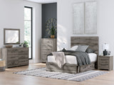 Graystorm Brown Gray Full Storage Platform Bed with 2 Drawers from Ashley - Luna Furniture