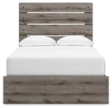 Graystorm Full Panel Bed with Storage with Dresser in Brown Gray from Ashley - Luna Furniture