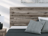 Graystorm Brown Gray King Panel Bed with Dresser from Ashley Furniture - Luna Furniture