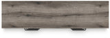 Graystorm Brown Gray King Panel Bed with Dresser from Ashley Furniture - Luna Furniture