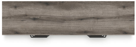 Graystorm Brown Gray King Panel Bed with Dresser from Ashley Furniture - Luna Furniture