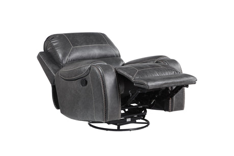 Keily Gray Manual Swivel Glider Recliner from Steve Silver - Luna Furniture