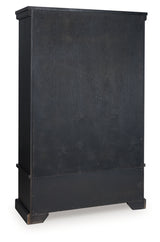 Greddinton Black/Brown Curio from Ashley - Luna Furniture