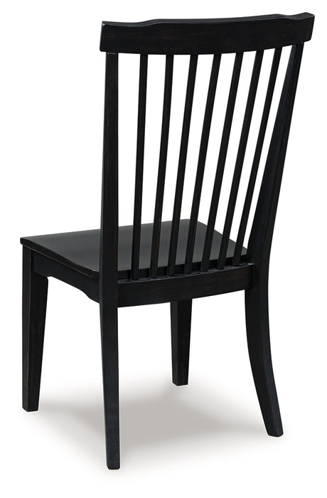 Greddinton Black Dining Chair, Set of 2 from Ashley - Luna Furniture