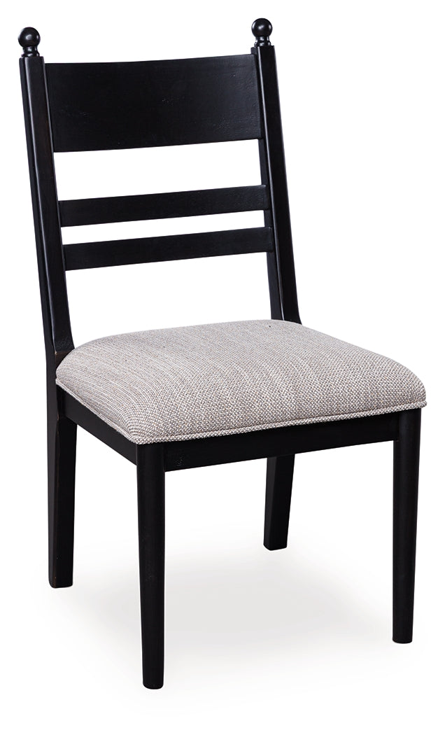 Greddinton Black Dining Chair, Set of 2 from Ashley - Luna Furniture