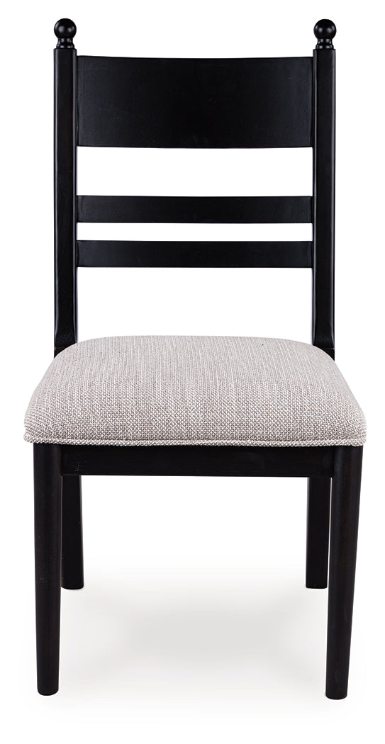 Greddinton Black Dining Chair, Set of 2 from Ashley - Luna Furniture