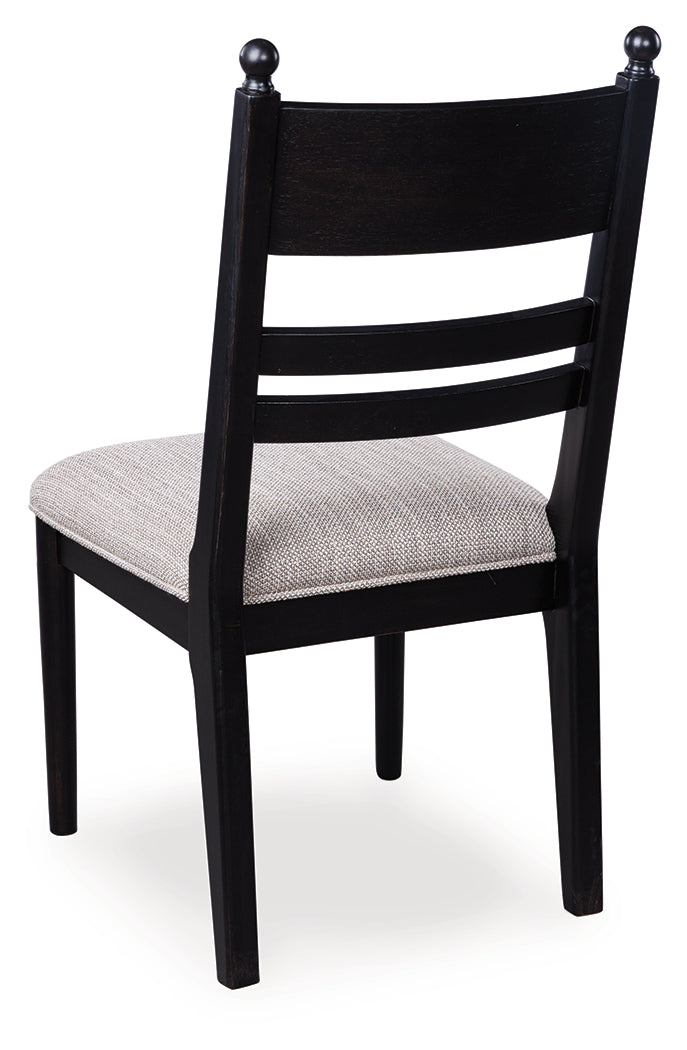 Greddinton Black Dining Chair, Set of 2 from Ashley - Luna Furniture