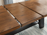 Greddinton Dining Table and 6 Chairs in Brown/Black from Ashley - Luna Furniture